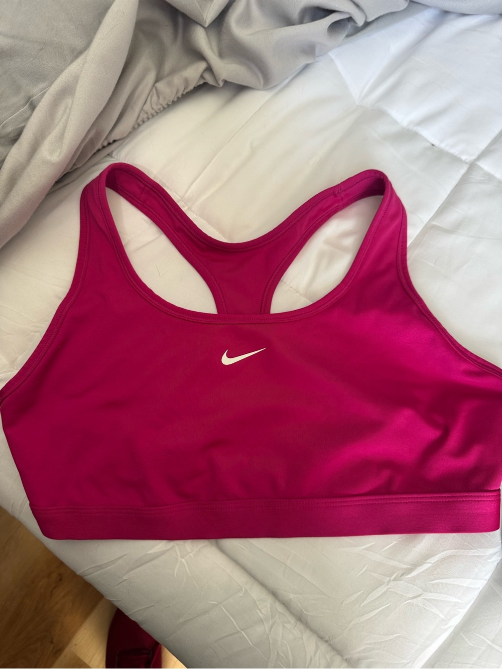Nike XL Women's Pink Dri-FIT Sports Bra - Supportive Racerback